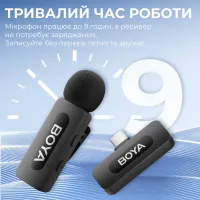 Мікрофон Boya BY-V20 Type-C Black (BY-V20) - Зображення 8