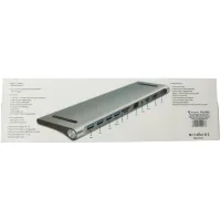 Порт-реплікатор Dynamode 11-in-1 USB-C to HDTV 4K/30Hz, VGA, 1хUSB3.0, RJ45, Type-C PD, Audio, SD/MicroSD (BYL-2003) - 11