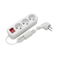 Мережевий подовжувач Electrum C-ES-1795 3.0m, 5 роз, white (C-ES-1795) - 1