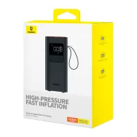 Автомобільний компресор Baseus SuperMini Pro Series Wireless Car Inflator Cluster Blac (C11159300111-00) - 7