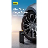 Автомобільний компресор Baseus SuperMini Pro Series Wireless Car Inflator Cluster Blac (C11159300111-00) - 8