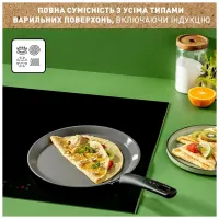 Сковорода Tefal Renewal для млинців 25см чорна (C4283873) - 7
