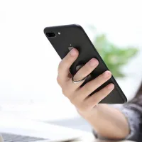 Тримач для смартфонів PowerPlant с кольцом, черный (CA910311) - 6