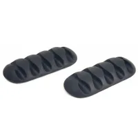 Тримач для кабелю PowerPlant CC-947 (Black) * 2 (CA910434) - 1