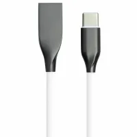 Дата кабель USB 2.0 AM to USB-C 1.0m white PowerPlant (CA910717) - 1