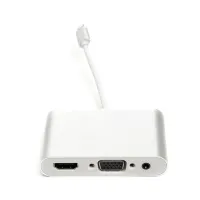 Перехідник Lightning (M) to HDMI, VGA, 3.5mм (F) PowerPlant (CA911929) - Зображення 1