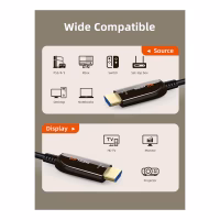 Кабель мультимедийный HDMI M to HDMI M 50.0m V2.1 AOC Cabletime (CA914036) - Image 2