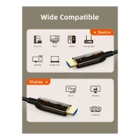 Кабель мультимедійний HDMI M to HDMI M 30.0m V2.1 AOC Cabletime (CA914050) - 2