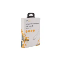 Дата кабель USB-C to USB-C 2.0m Thunderbolt 4 100W (20V/5A) 8K60Hz PowerPlant (CA915040) - 3