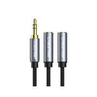 Кабель мультимедійний 3.5mm M to 2x3.5mm F 0.2m Cabletime (CA915248) - Зображення 2