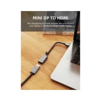 Переходник miniDisplayPort M to HDMI F 0.15m 4K60Hz Cabletime (CA915347) - Изображение 2