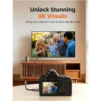 Кабель мультимедійний HDMI mini M to HDMI M 3.0m 8K60Hz Cabletime (CA915866) - 2