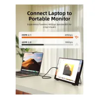 Кабель мультимедійний HDMI mini M to HDMI M 3.0m 8K60Hz Cabletime (CA915866) - 4