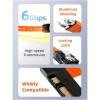 Кабель для передачі даних SATA III 0.5m Cabletime (CA915897) - Зображення 3