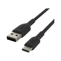 Дата кабель USB 2.0 AM to USB-C 1.0m PVC black Belkin (CAB001BT1MBK) - 3