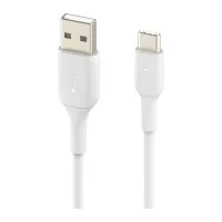 Дата кабель USB 2.0 AM to USB-C 1.0m PVC white Belkin (CAB001BT1MWH) - Изображение 2