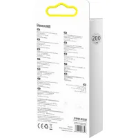 Дата кабель USB 2.0 AM to Lightning 2.0m 2.4A Jelly Liquid Silica Gel Black Baseus (CAGD000101) - Изображение 5