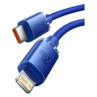 Дата кабель USB-C to Lightning 2.0m 20W blue Baseus (CAJY000303) - 2