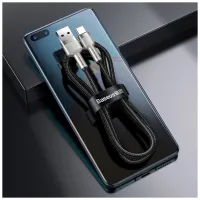 Дата кабель USB 3.1 AM to USB-C 0.25m 6.0A 66W Cafule Series Metal Black Baseus (CAKF000001) - Зображення 8
