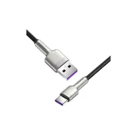 Дата кабель USB 2.0 AM to USB-C 2.0m 6A 66W Black Baseus (CAKF000201) - 8