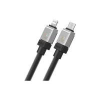 Дата кабель USB-C to Lightning 2.0m CoolPlay Fast Charging 20W black Baseus (CAKW000101) - 5