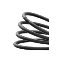 Дата кабель USB-C to Lightning 2.0m CoolPlay Fast Charging 20W black Baseus (CAKW000101) - 6