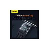 Дата кабель USB-C to USB-C 1.0m CoolPlay Fast Charging 100W blue Baseus (CAKW000203) - Зображення 10