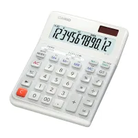Калькулятор Casio DE-12E-WE-WA-E, білий (CALC-CAS-DE-12E-WE-W) - 1