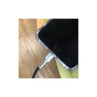 Дата кабель USB 2.0 AM to Lightning 1.0m Cafule Metal 2.4A black Baseus (CALJK-A01) - 11