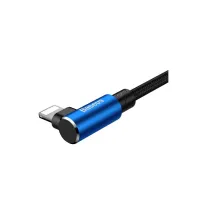 Дата кабель USB 2.0 AM to Lightning 1.0m 2A MVP Elbow Blue Baseus (CALMVP-03) - Зображення 4