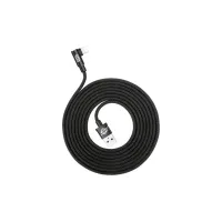 Дата кабель USB 2.0 AM to Lightning 2.0m 1.5A 90° corner black Baseus (CALMVP-A01) - Зображення 2