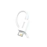 Дата кабель USB 2.0 AM to Lightning 1.5m Superior Fast Charging 2.4A white Baseus (CALYS-B02) - Изображение 2