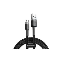 Дата кабель USB 2.0 AM to Micro 5P 2.0m 1.5A grey-black Baseus (CAMKLF-CG1) - 2