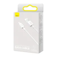 Дата кабель USB 2.0 AM to Micro 5P 1.0m 2A white Baseus (CAMYS-02) - Зображення 4