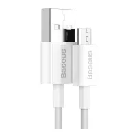 Дата кабель USB 2.0 AM to Micro 5P 2.0m Superior Fast Charging 2A white Baseus (CAMYS-A02) - 2