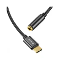 Перехідник USB-C M to 3.5mm F 0.1m black Baseus (CATL54-01) - 2