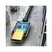 Перехідник USB-C M to 3.5mm F 0.1m black Baseus (CATL54-01) - 5