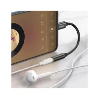 Перехідник USB-C M to 3.5mm F 0.1m black Baseus (CATL54-01) - 10
