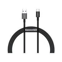 Дата кабель USB 2.0 AM to USB-C 2.0m 3A Black Baseus (CATYS-A01) - 1