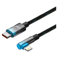Дата кабель USB-C to Lightning 1.0m 20W 90° corner black/blue Baseus (CAVP000221) - 3