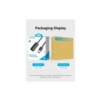 Дата кабель USB 2.0 AM/AF 10.0m Active black Vention (CBKBL) - Зображення 12