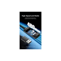 Дата кабель USB 2.0 AM/AF 30.0m Active black Vention (CBKBT) - Зображення 3