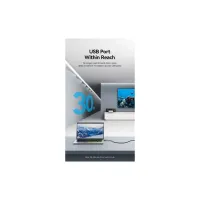 Дата кабель USB 2.0 AM/AF 30.0m Active black Vention (CBKBT) - Зображення 4