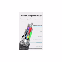 Дата кабель USB 3.0 AM/AF 5.0m Active black Vention (CBMBJ) - Image 6