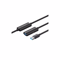 Дата кабель USB 3.0 AM/AF 5.0m Active black Vention (CBMBJ) - Image 1