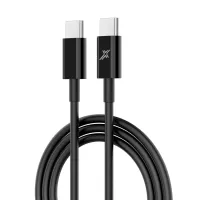 Дата кабель USB-C to USB-C 1.0m 20W CC-03B Black Grand-X (CC-03B) - 2