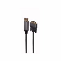 Кабель мультимедійний DisplayPort M to DVI M 1.8m 4K 24+1pin Cablexpert (CC-DPM-DVIM-4K-6) - Image 1