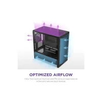 Корпус для ПК NZXT H3 Flow All Black (CC-H31FB-01) - 6