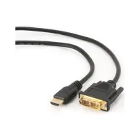 Кабель мультимедійний HDMI M to DVI M 4.5m 18+1pin Cablexpert (CC-HDMI-DVI-15) - 1