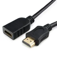 Кабель мультимедійний HDMI M to HDMI F 0.5m Cablexpert (CC-HDMI4X-0.5M) - 2